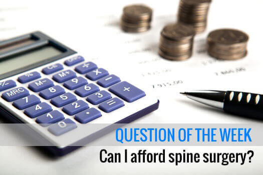 How to Pay for Spinal Surgery