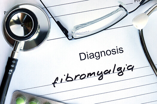 Diagnostic form with diagnosis Fibromyalgia